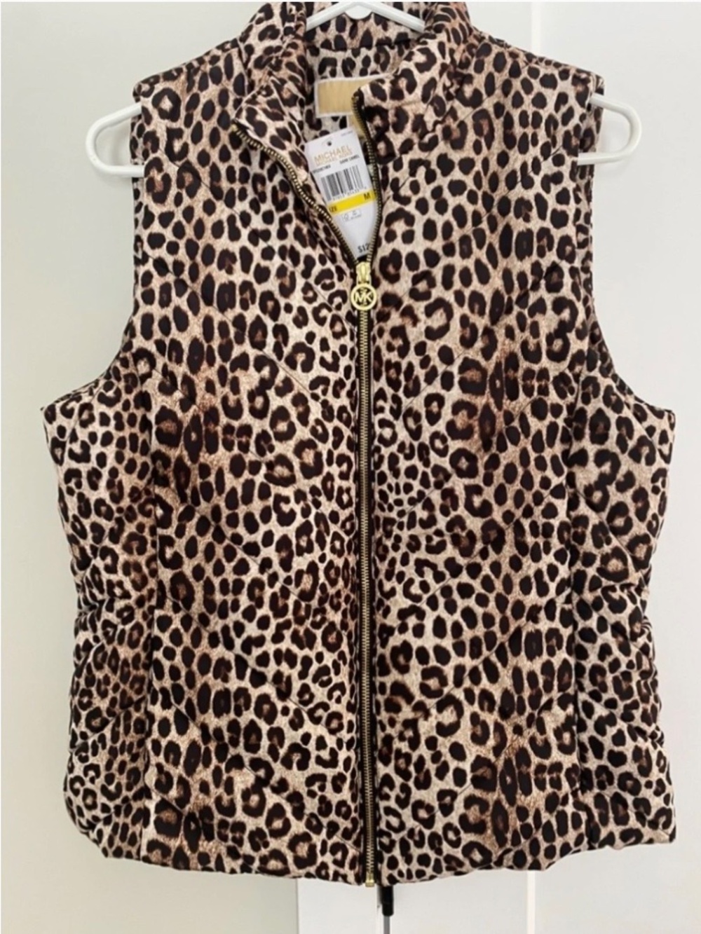 Michael Michael Kors Leopard Light Weight Fall Vest